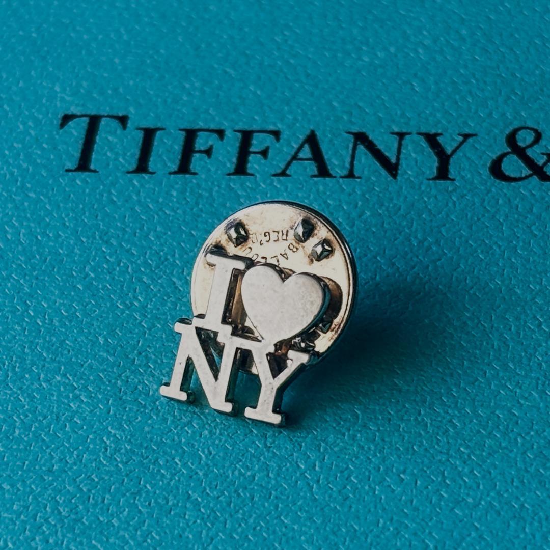 美品★ティファニー ピンブローチ I♡NY アイラブニューヨーク SV925