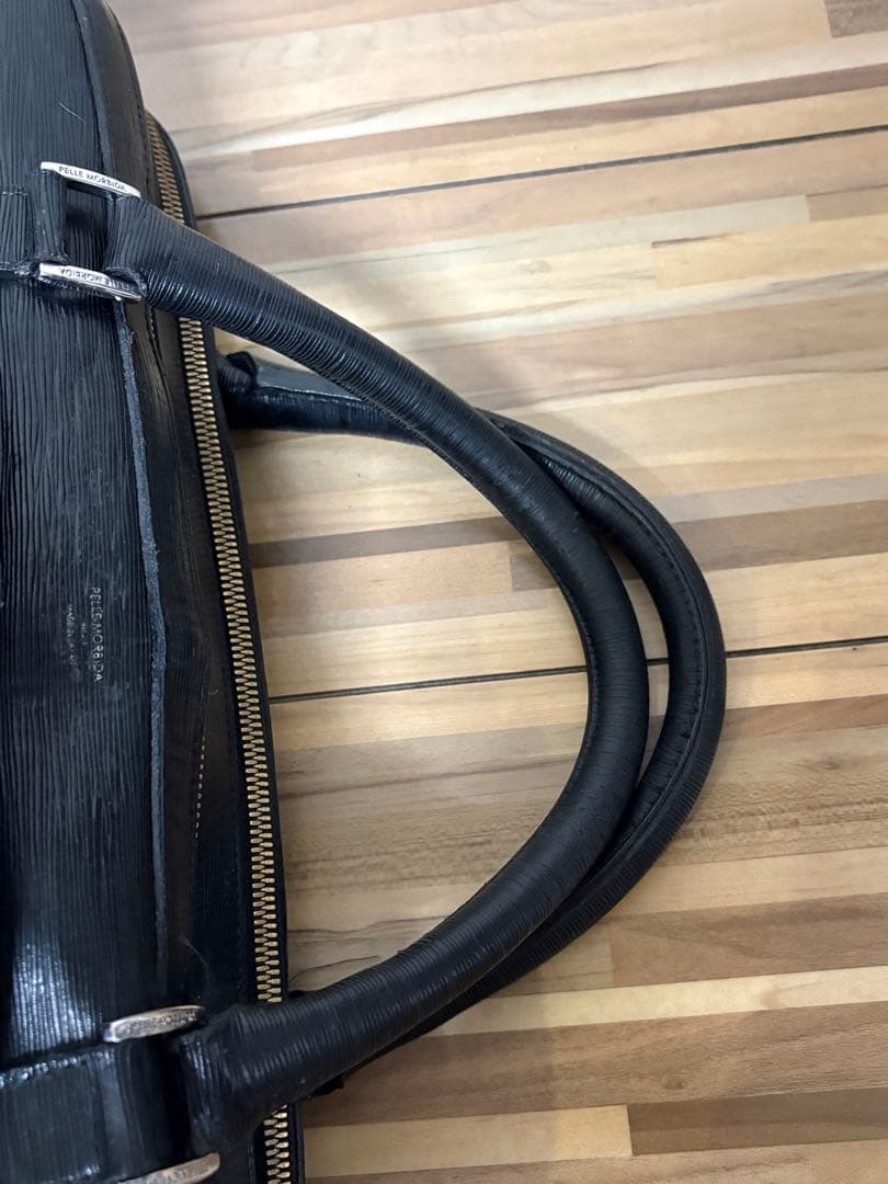 【訳あり】ペッレモルビダ ビジネスバッグ ブリーフ 2室 ブラック