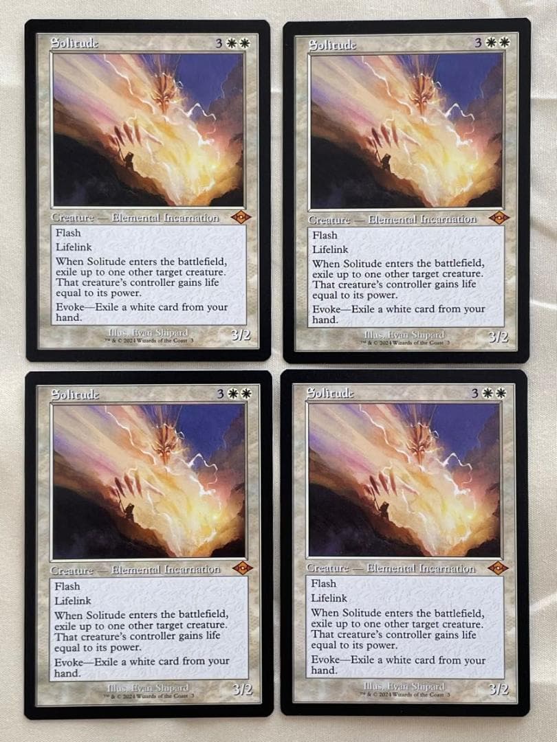 MtG 孤独/Solitude(旧枠) 4枚セット
