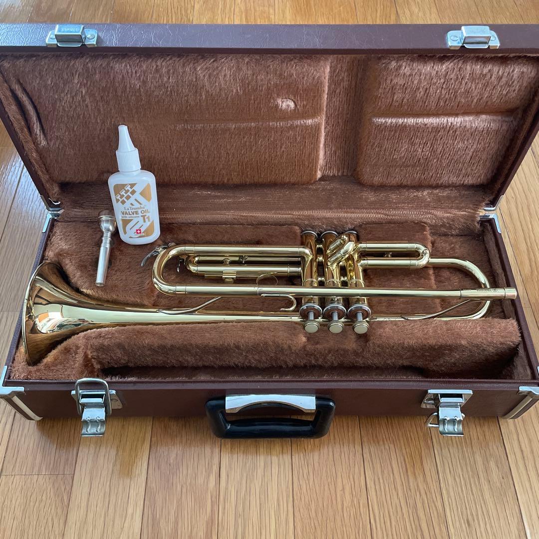 即演奏可能トランペット本体 ケース付き
