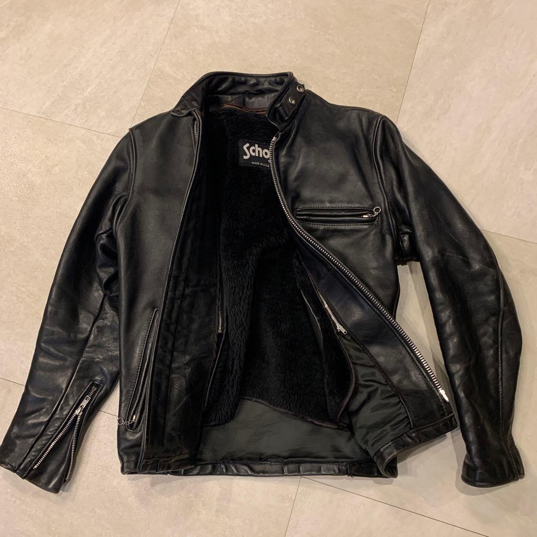 美品 schott 641 ライナー付 シングルレザージャケット