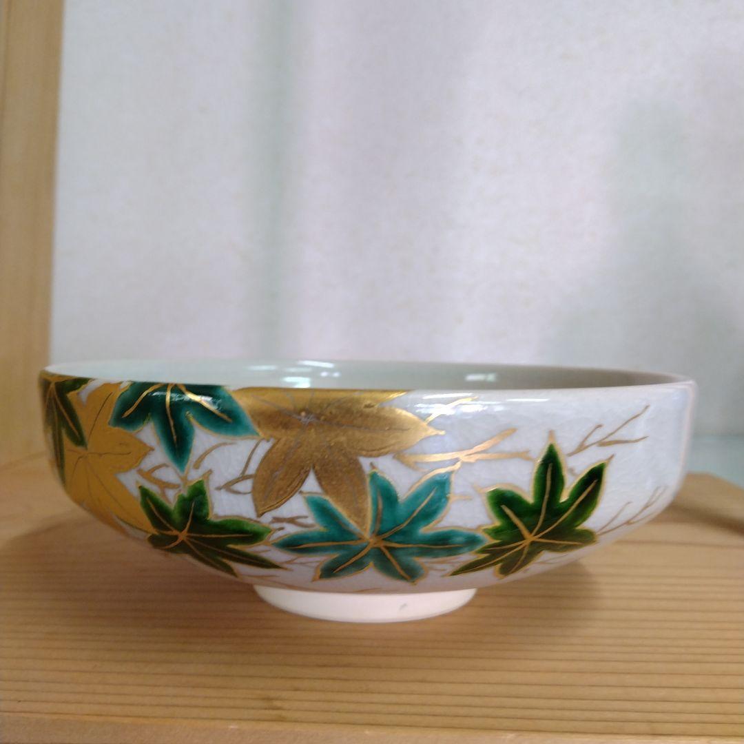 茶道具　期間限定特価　青楓絵平茶碗(菊渓)美品