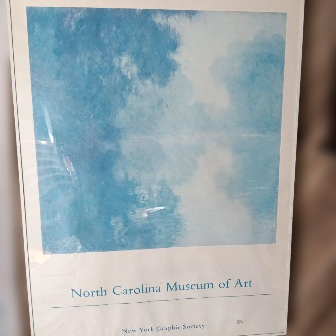 モネ　ジヴェルニー近郊のセーヌ川支流　霧　 特大ポスター