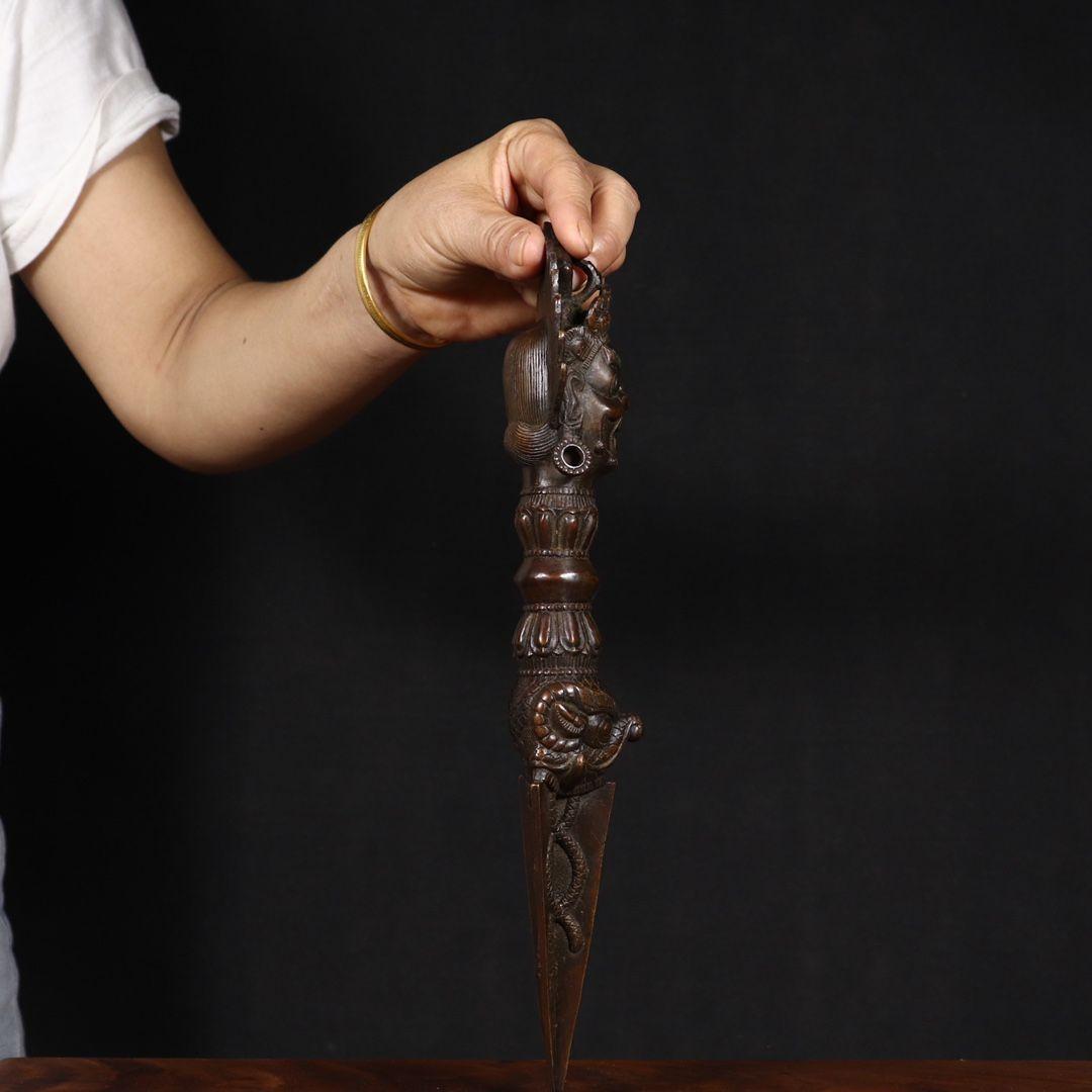 金剛杵降魔杵 法器 チベット密教仏具 銅製品 鎮宅辟邪 開運風 招財置物工芸品