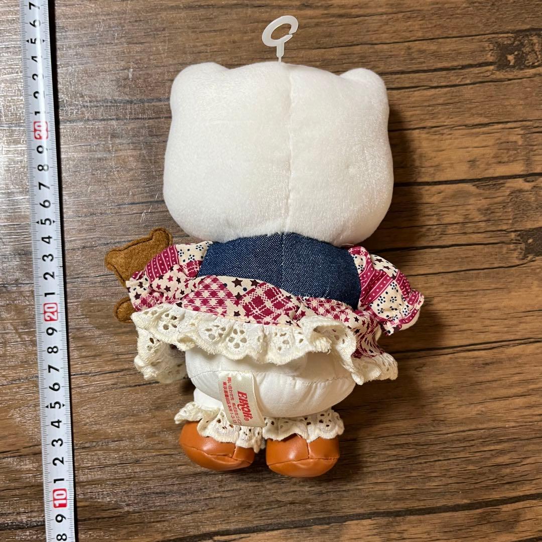 ハローキティ　レトロなぬいぐるみ　くまちゃん
