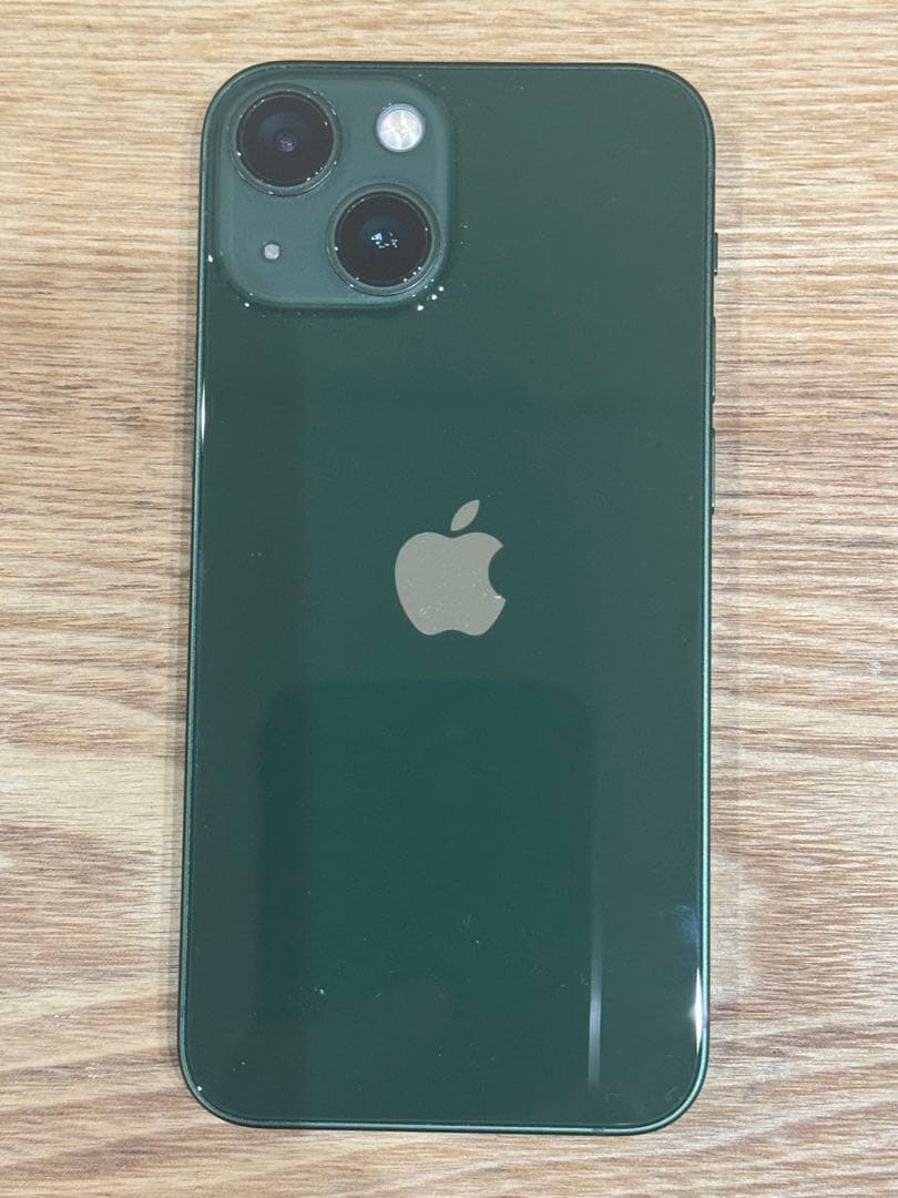 美品 84% iPhone 13mini 本体 グリーン 128GB