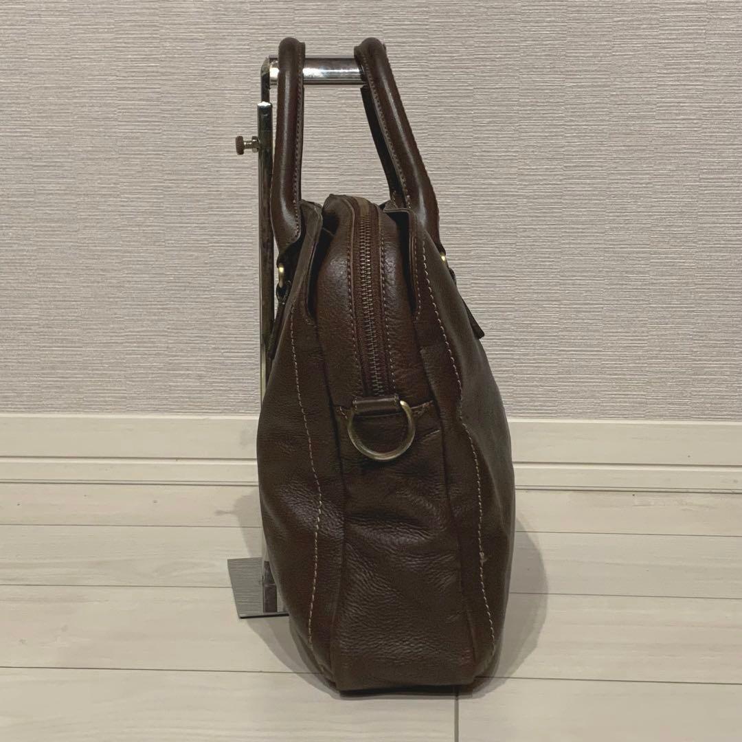 美品✨土屋鞄 プロータ 2way ブリーフケース レザー ブラウン A4 大容量