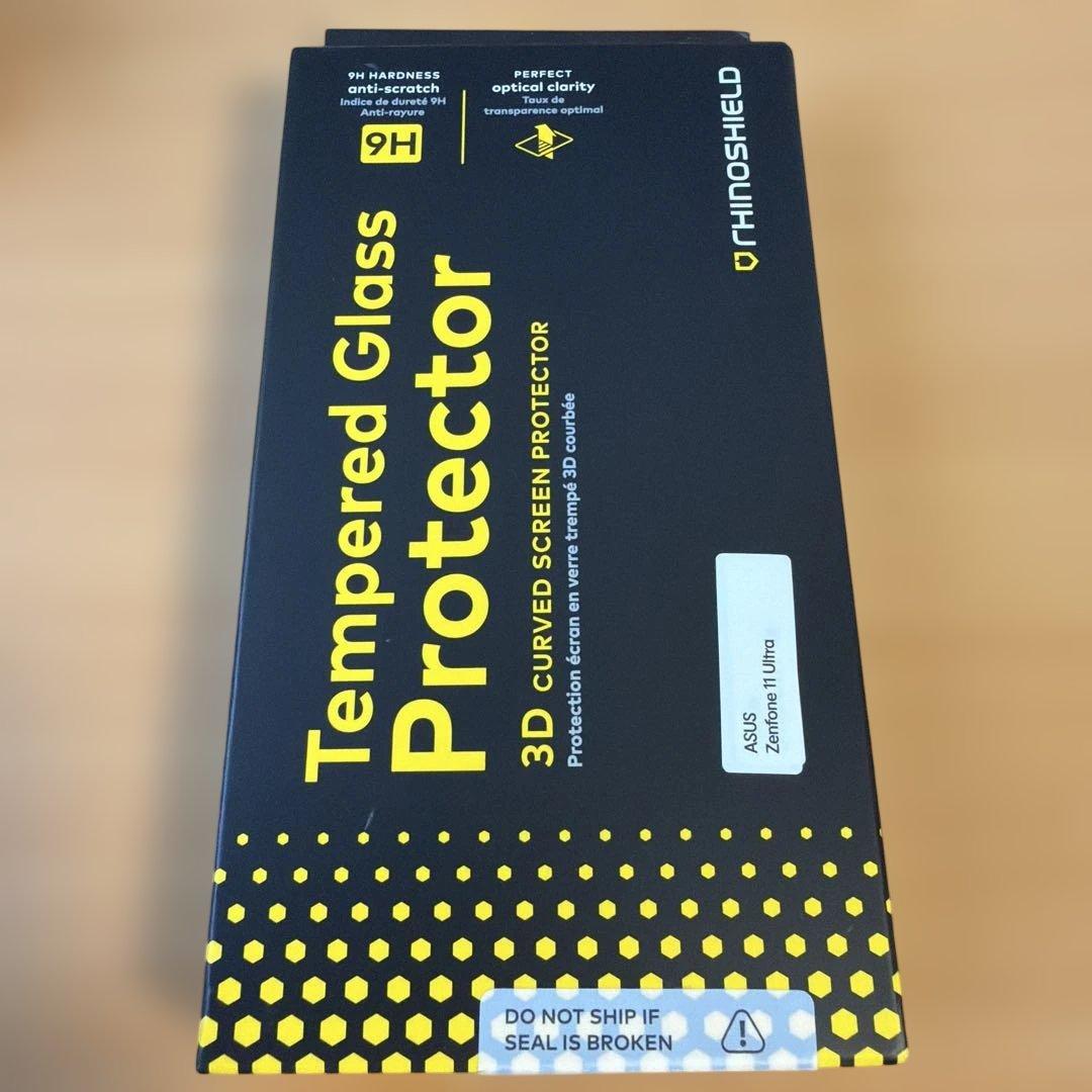 ROG Phone 8 Pro ブラック Rhinoshieldフィルム・ケース