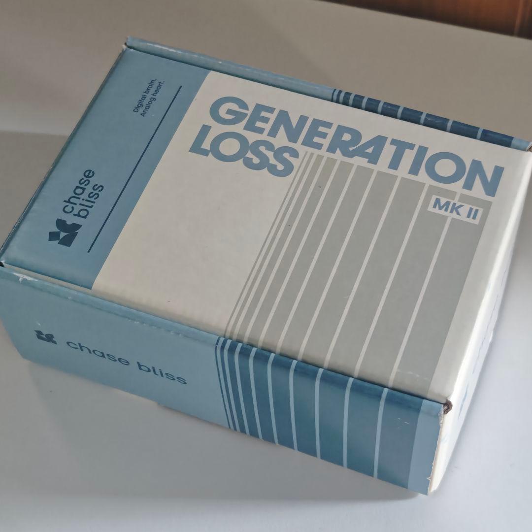 【ほぼ未使用】Chase Bliss GENERATION LOSS MK II
