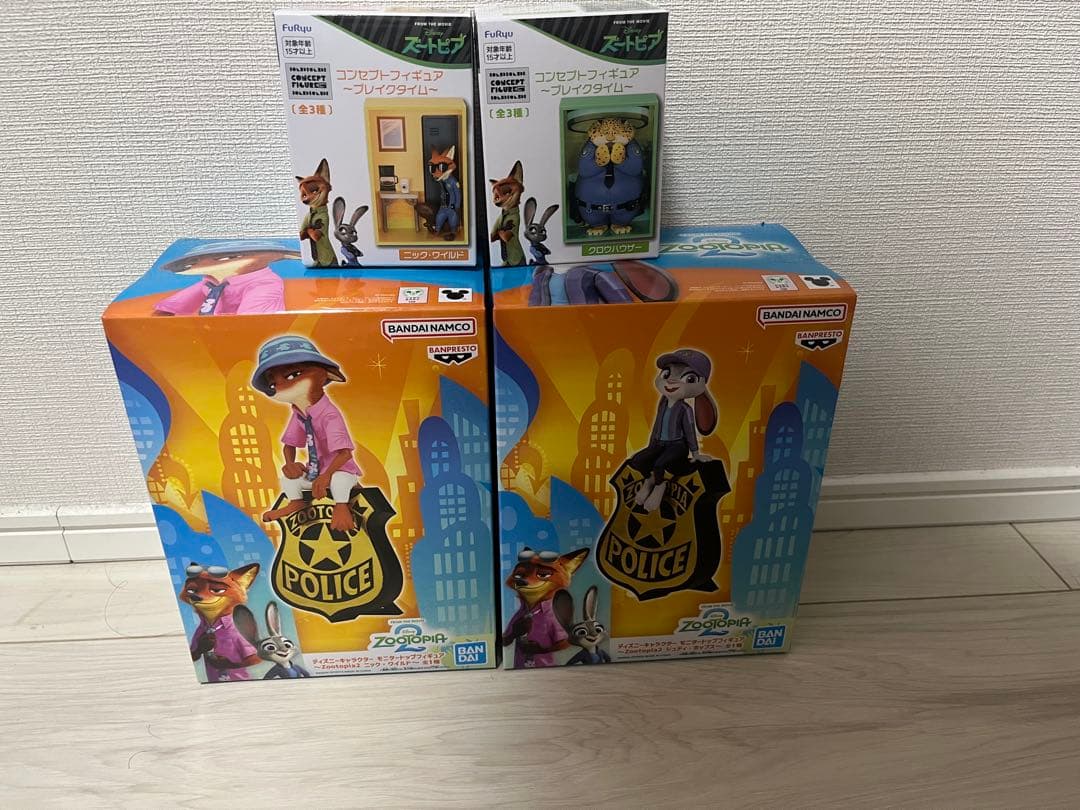 Zootopia2 モニタートップフィギュアジュディ＆ニックコンセプトフィギュア