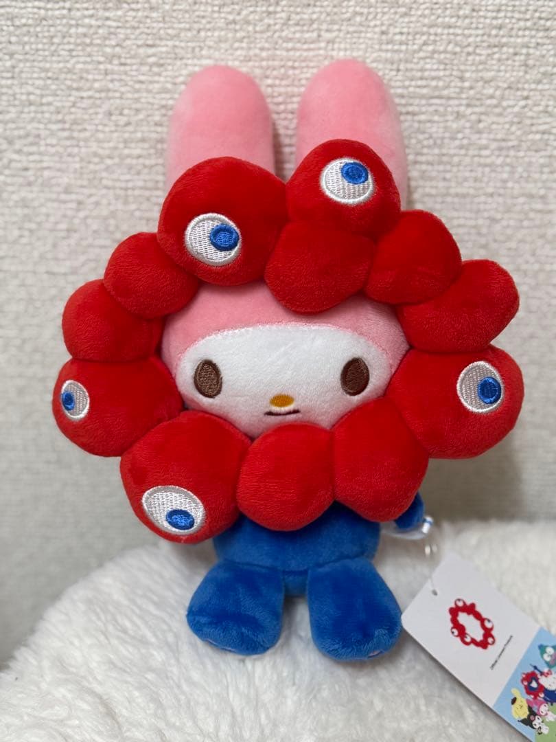 【全種類】【販売終了品】ミャクミャク×サンリオコラボ　ぬいぐるみセット　Mサイズ