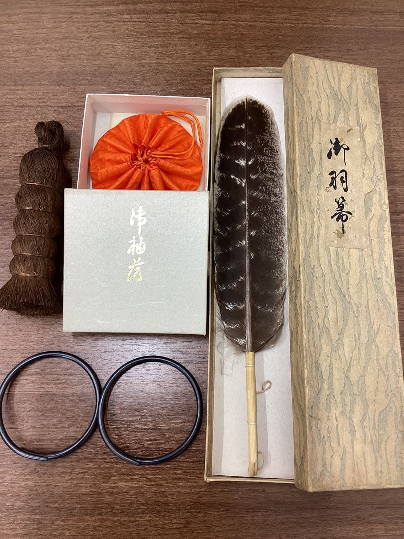 茶道具セット 風炉羽根・窯環・窯底洗