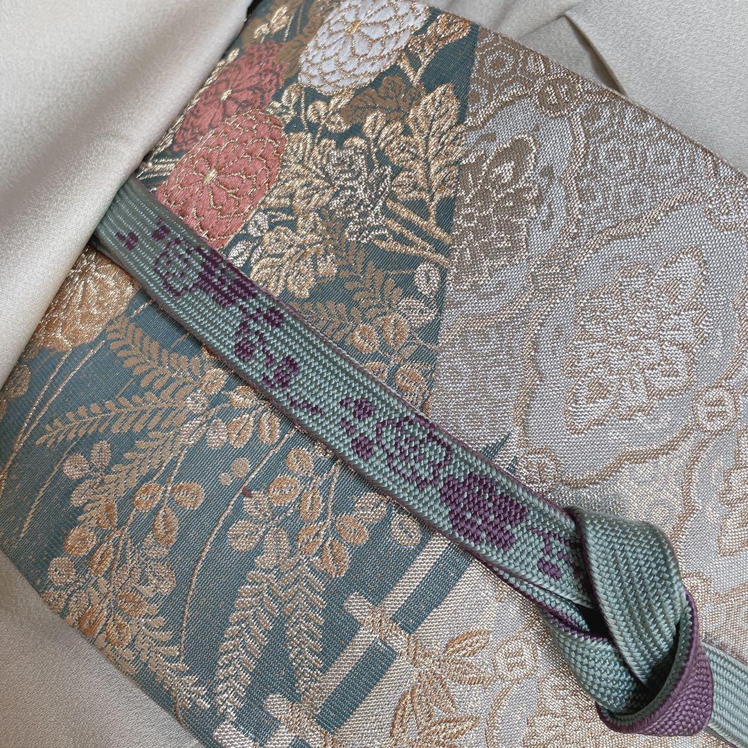 訪問着　フルセット　友禅　菊と梅　儚さ　入学式　卒業式　着物　H6