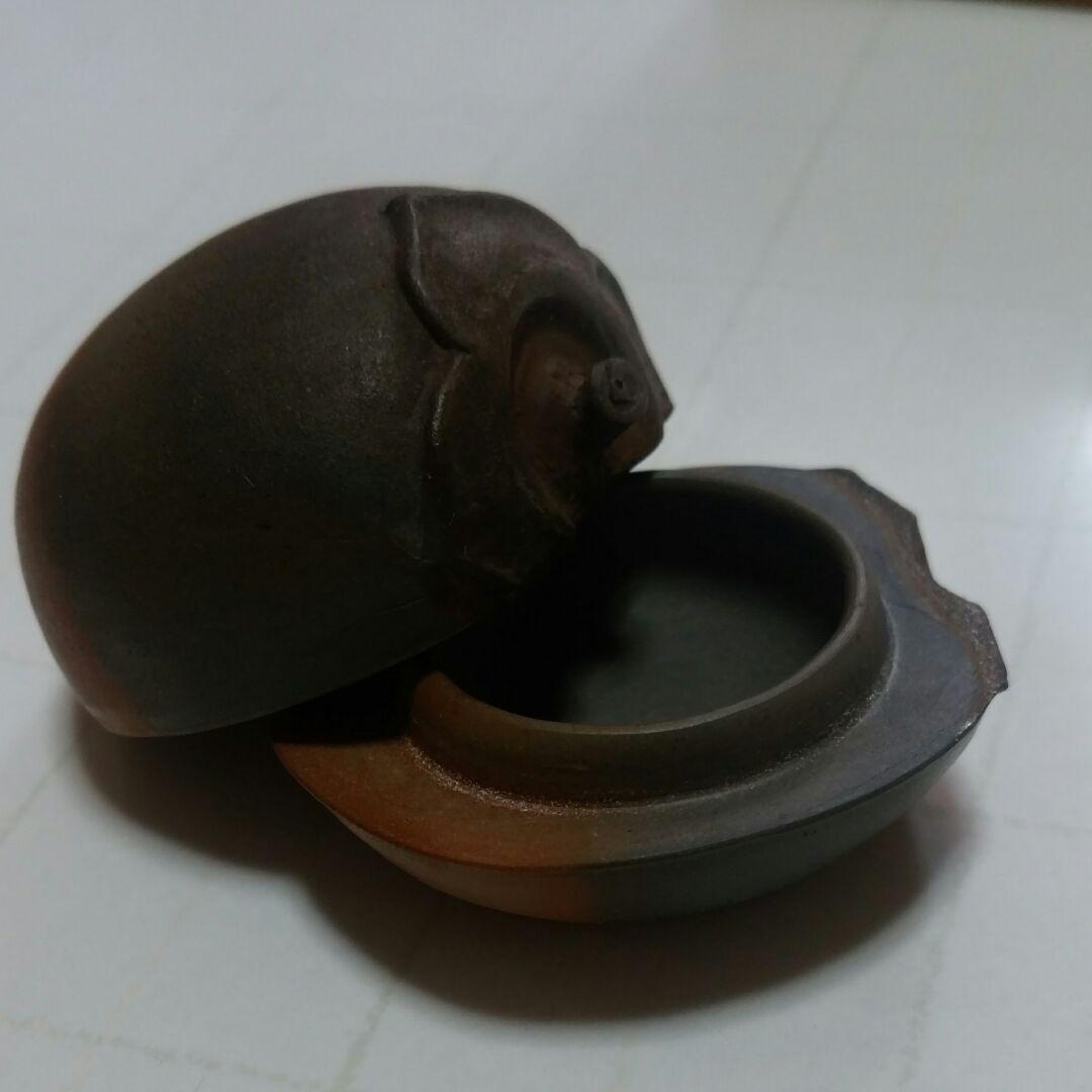 備前焼　小西陶古作香合