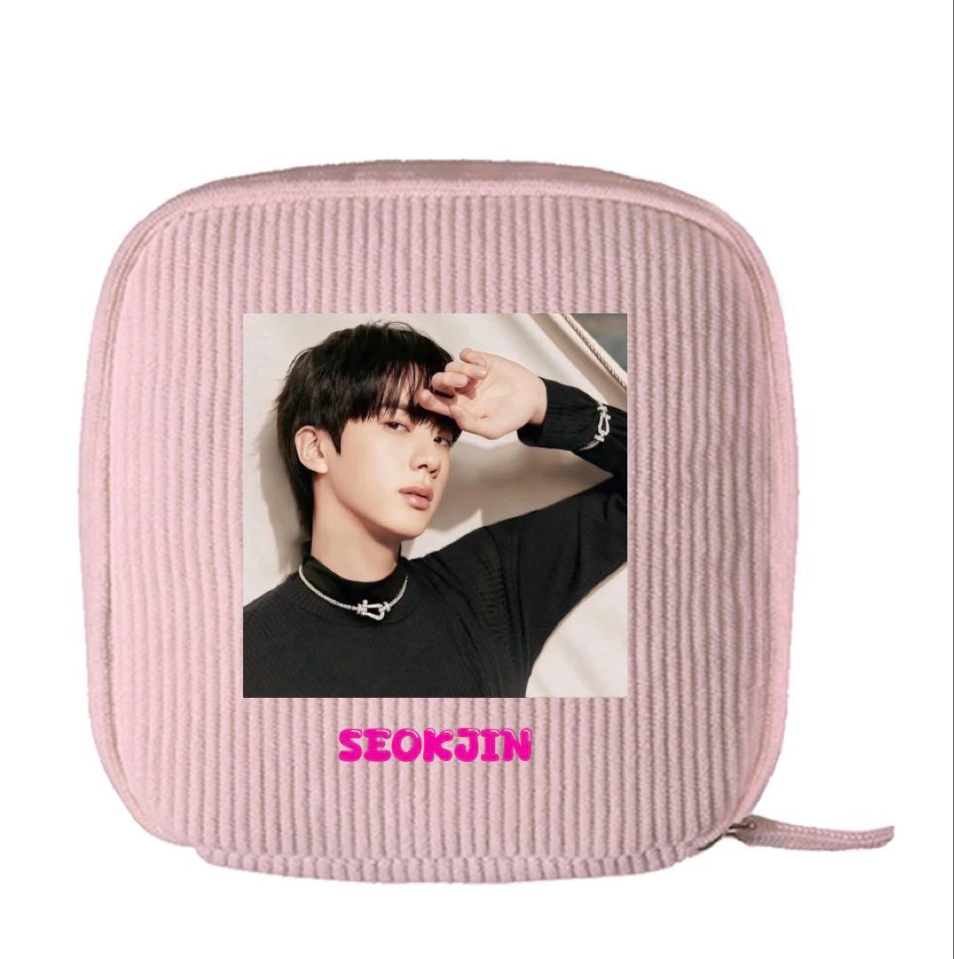 BTS Jin ソクジン ジン 化粧ポーチ 14cm