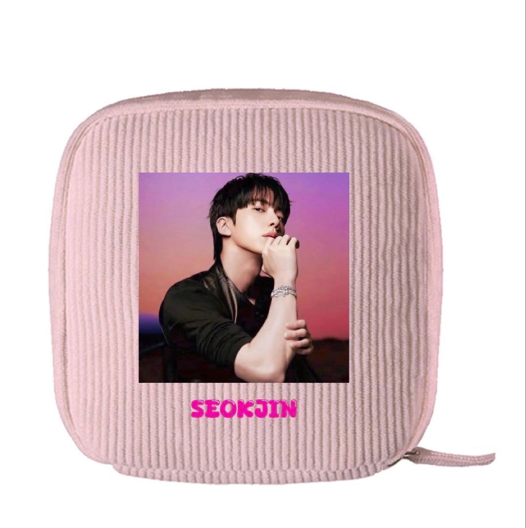 BTS Jin ソクジン ジン 化粧ポーチ 14cm