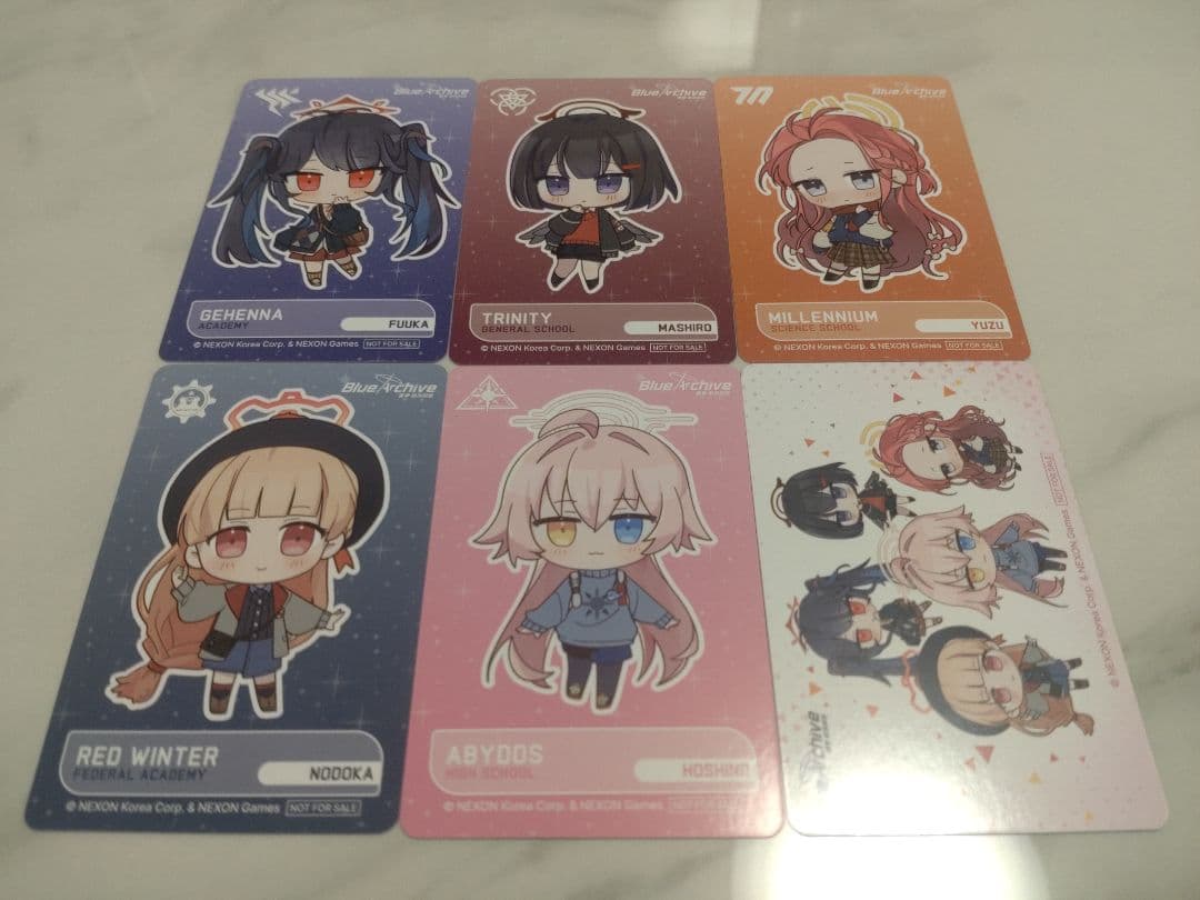 【韓国限定】ブルーアーカイブ V-SQUAREコラボ【全種】フォトカード