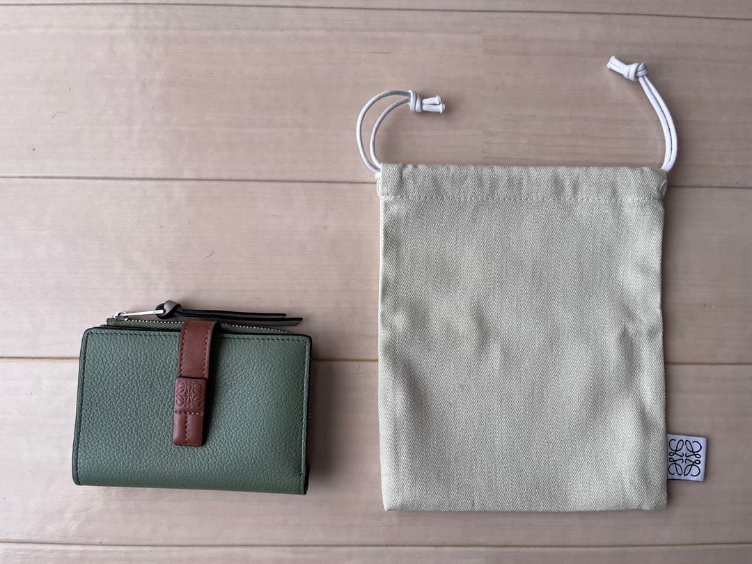 ymy様 LOEWE スリムジップバイフォールドウォレットアナグラム 折り財布