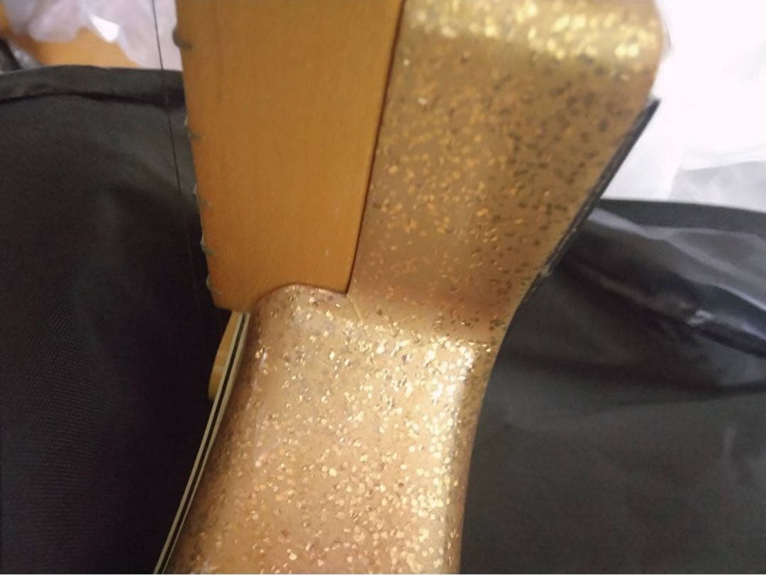 fernandes ラルク　kenモデル　ピンク　ラメ　ギター　フェルナンデス