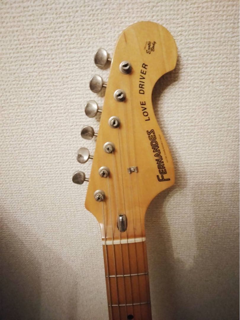 fernandes ラルク　kenモデル　ピンク　ラメ　ギター　フェルナンデス