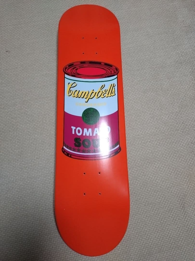 アンディウォーホル×THE SKATEROOM スケートデッキ キャンベルスープ