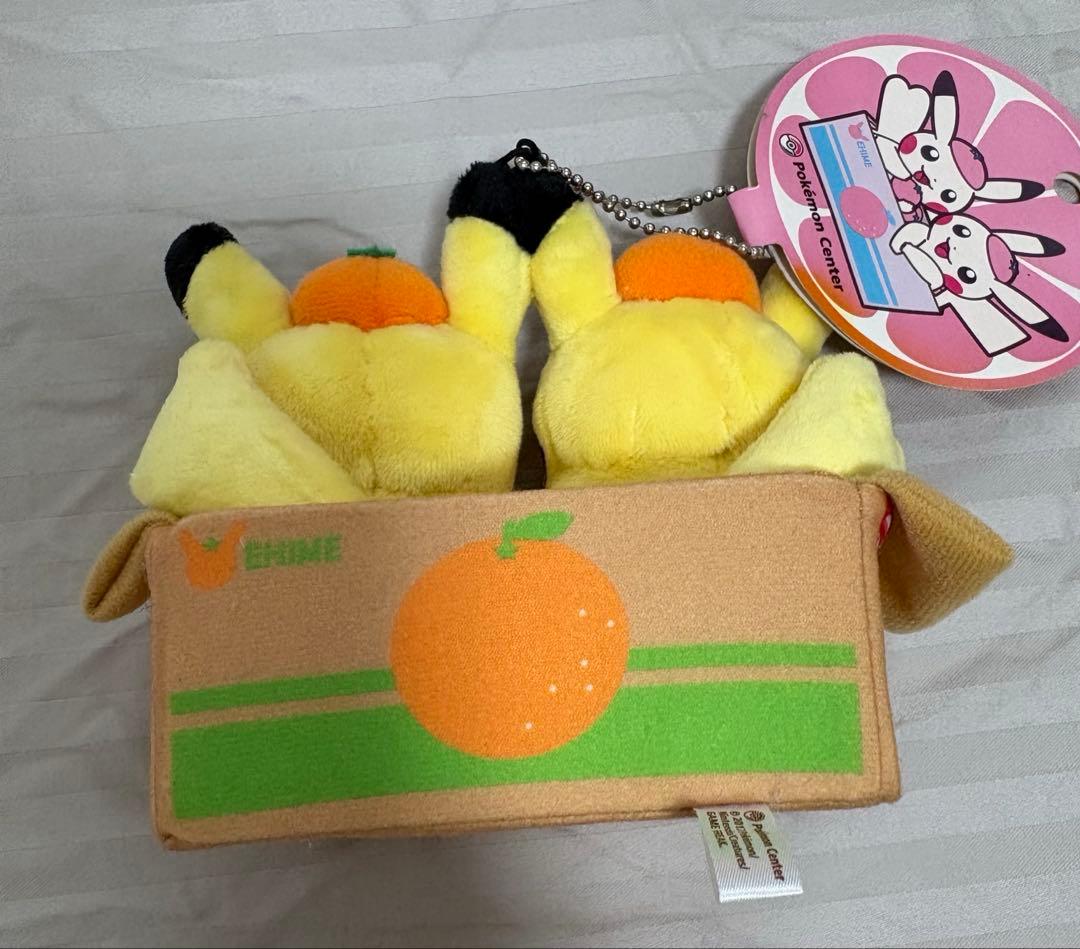 ポケモン マスコット ペアピカチュウとえひめみかん