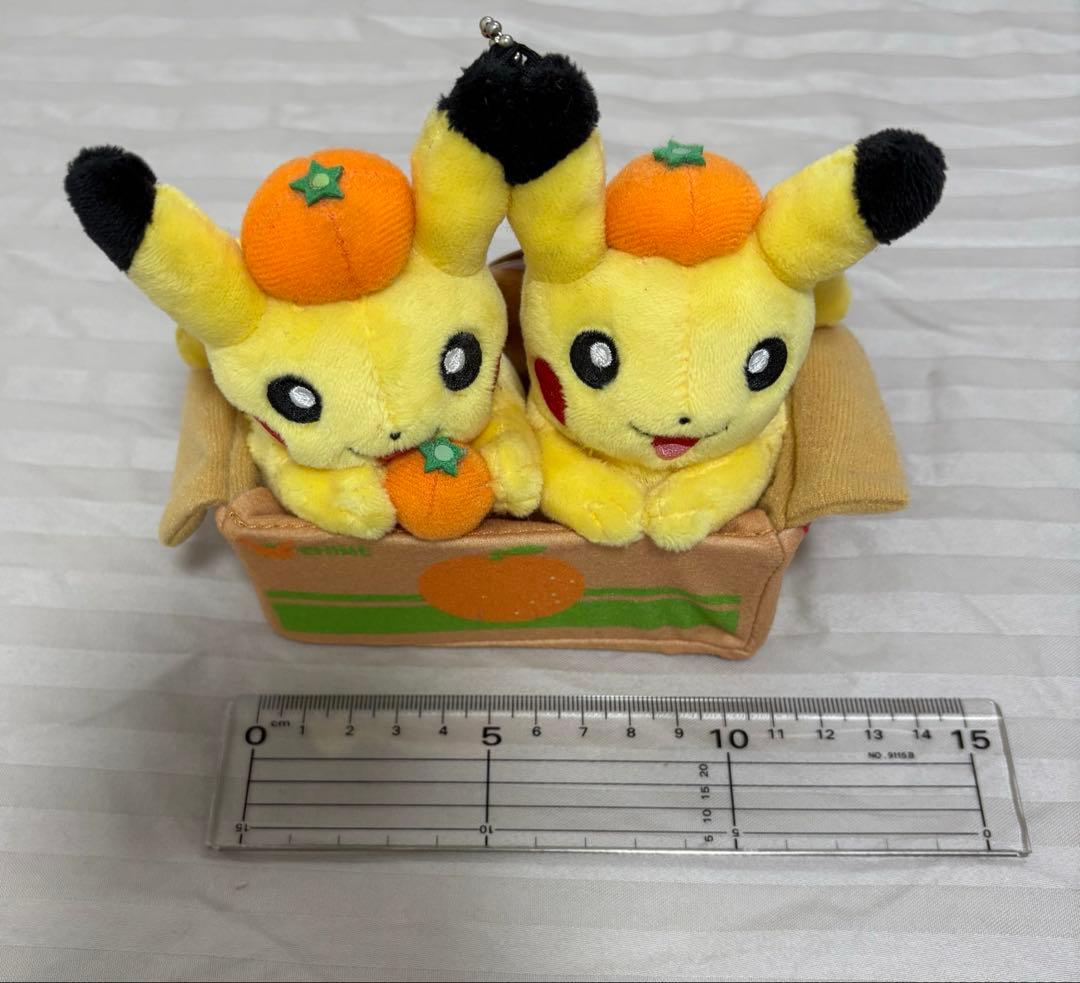 ポケモン マスコット ペアピカチュウとえひめみかん