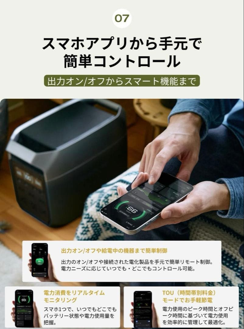 新品未開封 EcoFlow デルタ３ DELTA3 ポータブル電源 1024Wh