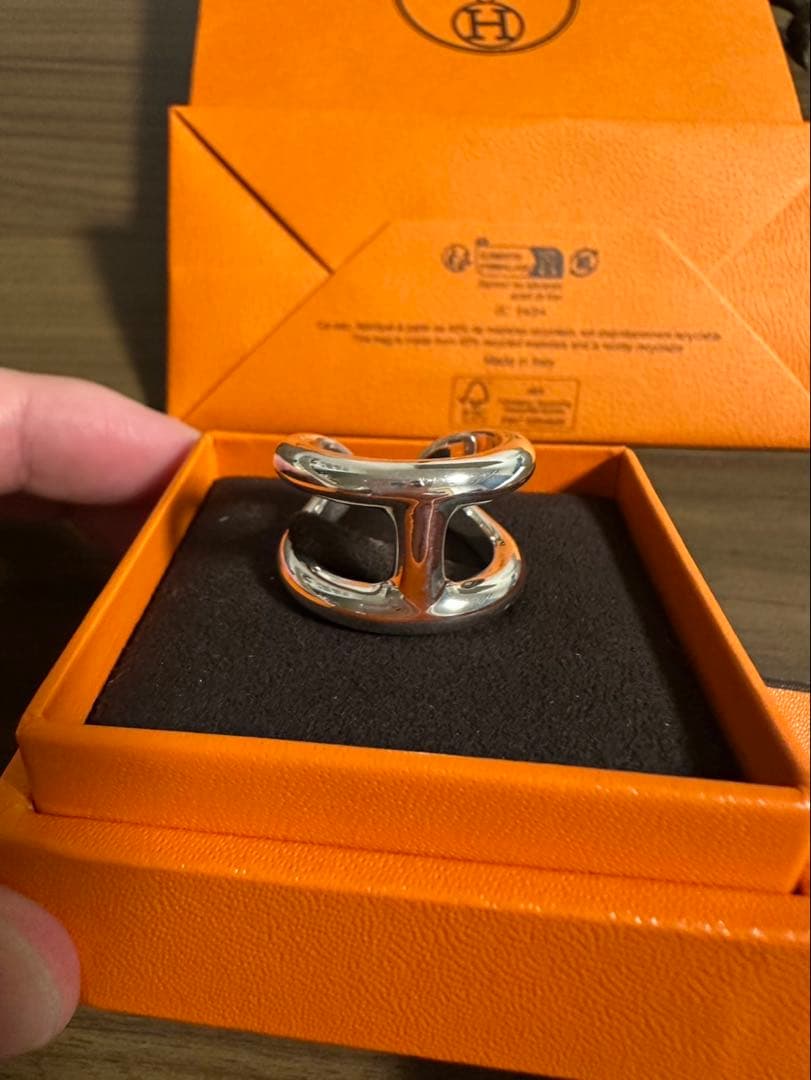 HERMES オスモズGMリング　サイズ59号