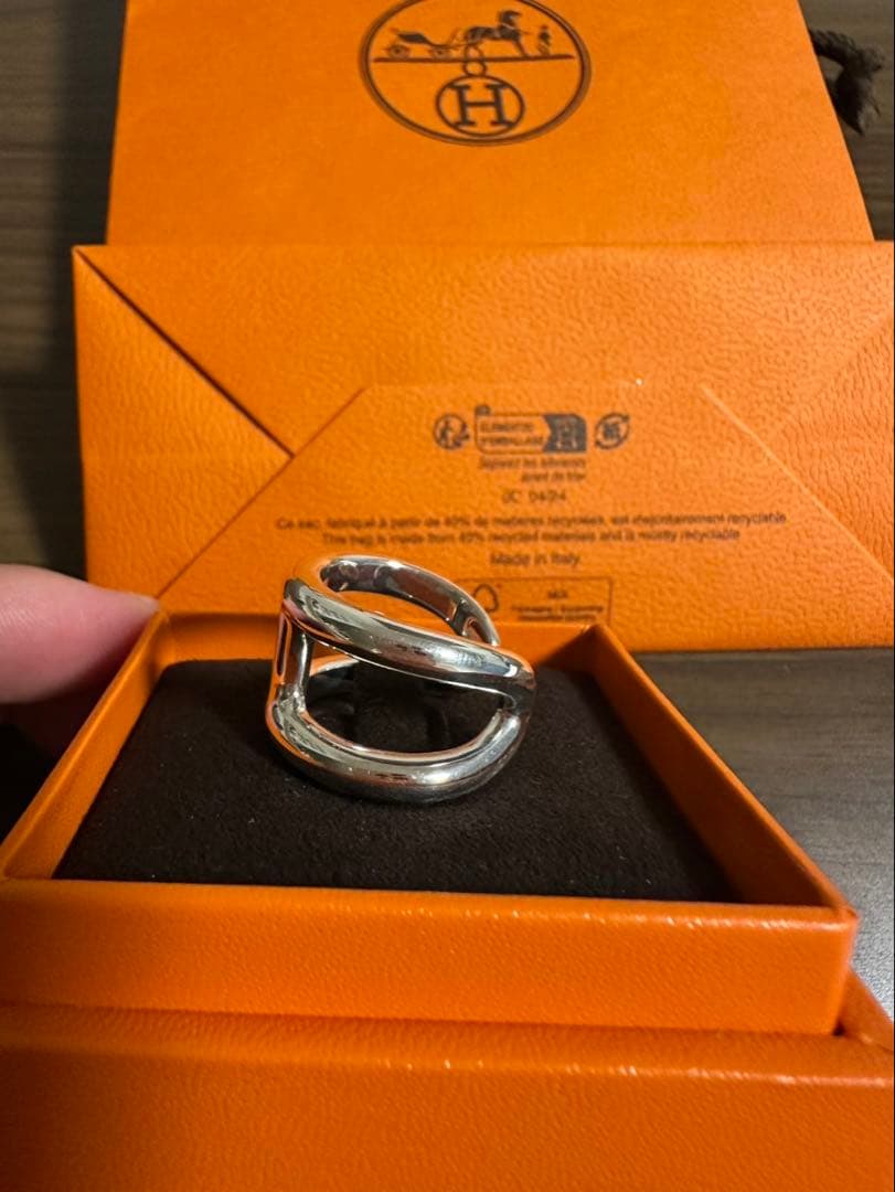 HERMES オスモズGMリング　サイズ59号
