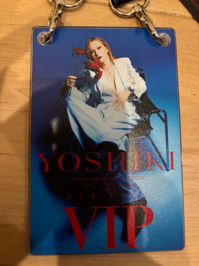 YOSHIKI ディナーショー2025 VIP首かけパス付き