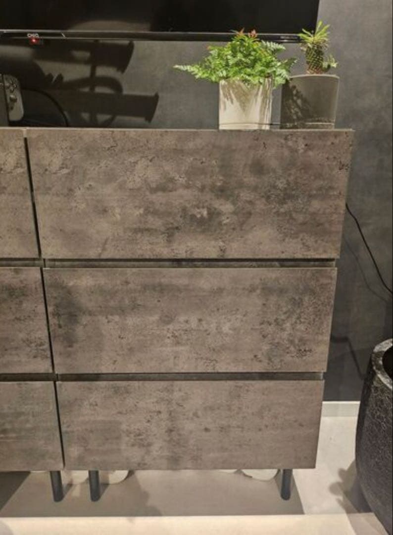 RASIK Stova ストーヴァ 木製キャビネット グレー