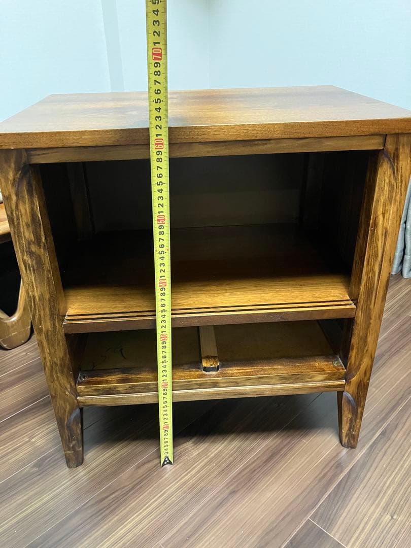 アンティーク木製サイドテーブル