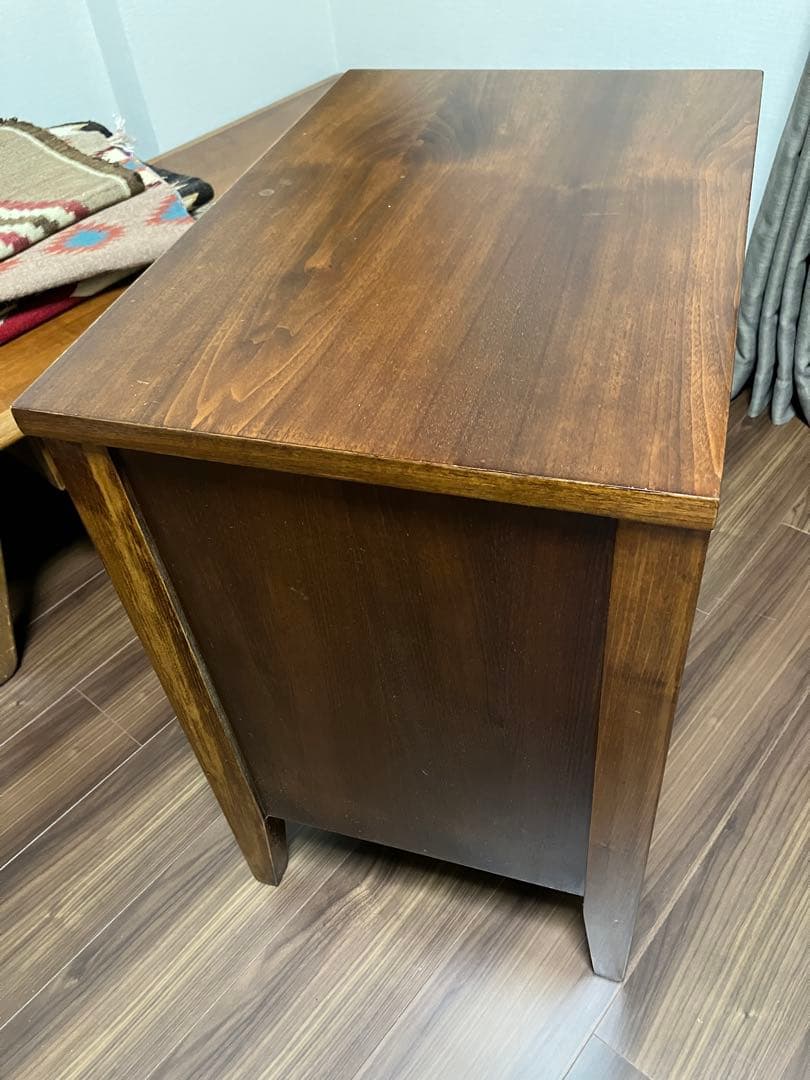 アンティーク木製サイドテーブル