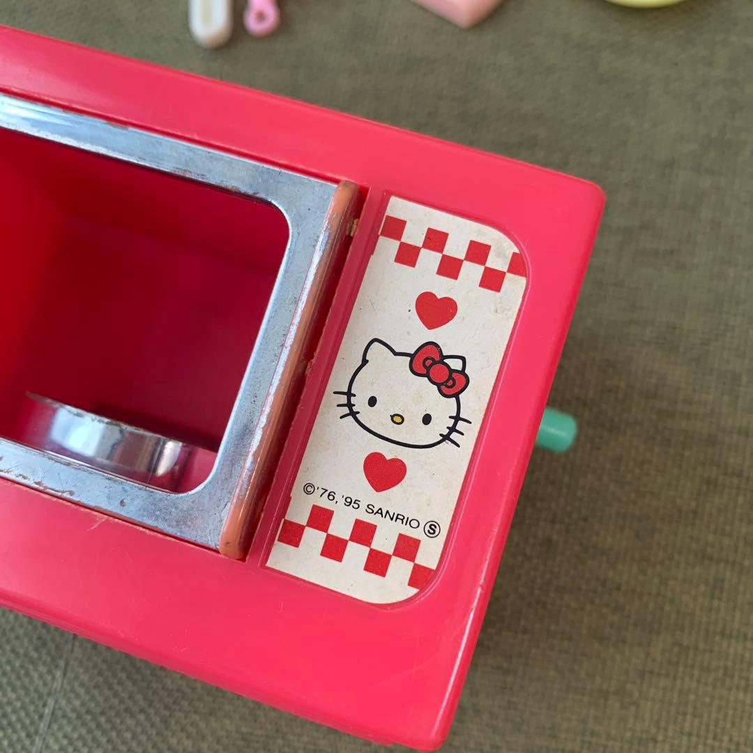 レア　当時物　キティ　ままごと　ミニチュア　キッチン　1995 サンリオ　レトロ