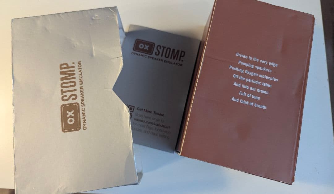 OX STOMP ダイナミックスピーカーエミュレーター箱付き
