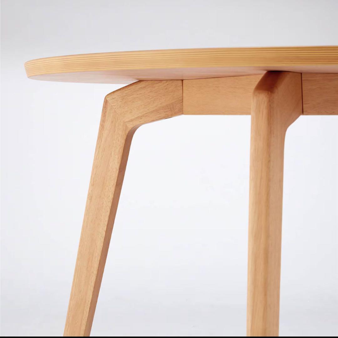 ⚫︎レキミ⚫︎ベルメゾン - 集える円形ダイニングテーブル 直径約110cm