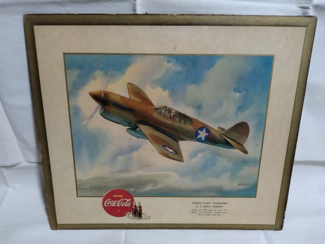 コカ・コーラ　ビンテージ　ポスター 40年代