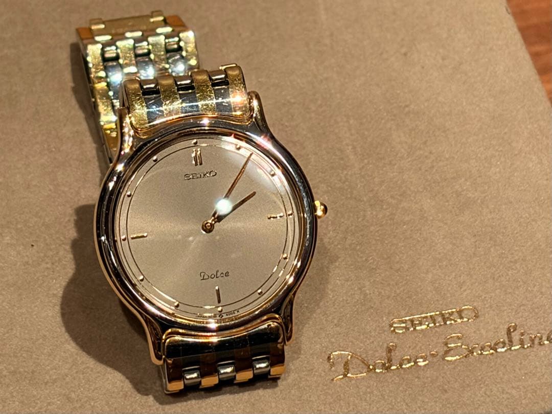 ★美品★セイコー SEIKO ドルチェ DOLCE★グレー文字盤★9530