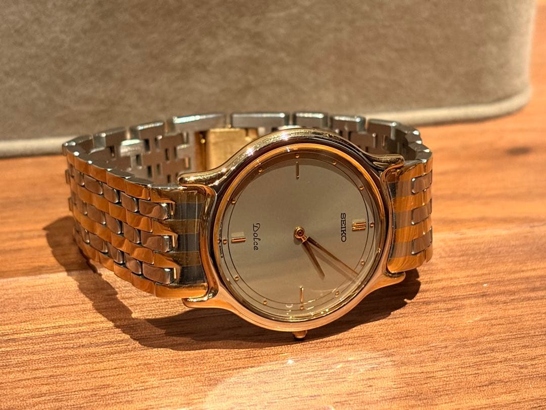 ★美品★セイコー SEIKO ドルチェ DOLCE★グレー文字盤★9530