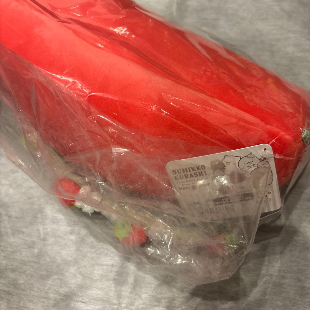 すみっコぐらし 喫茶すみっコいちごフェア 受注生産　てのりぬいぐるみ