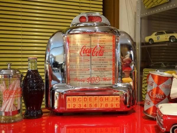 コカコーラ アメリカンダイナー ジュークボックス型ラジオ ビンテージ アメグラ