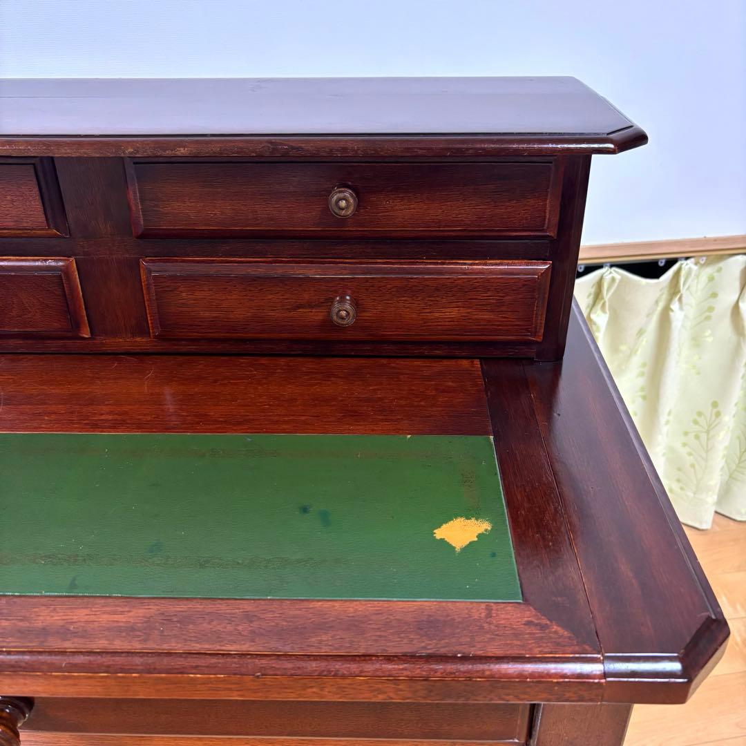 木製 ライディングデスク ビンテージ 天然木 学習机事務机 アンティーク