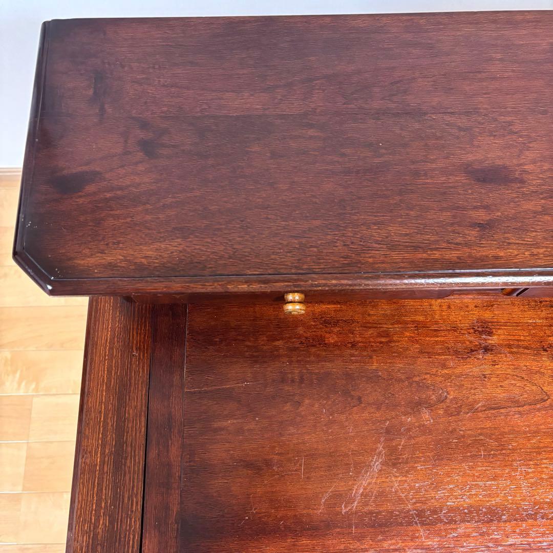 木製 ライディングデスク ビンテージ 天然木 学習机事務机 アンティーク