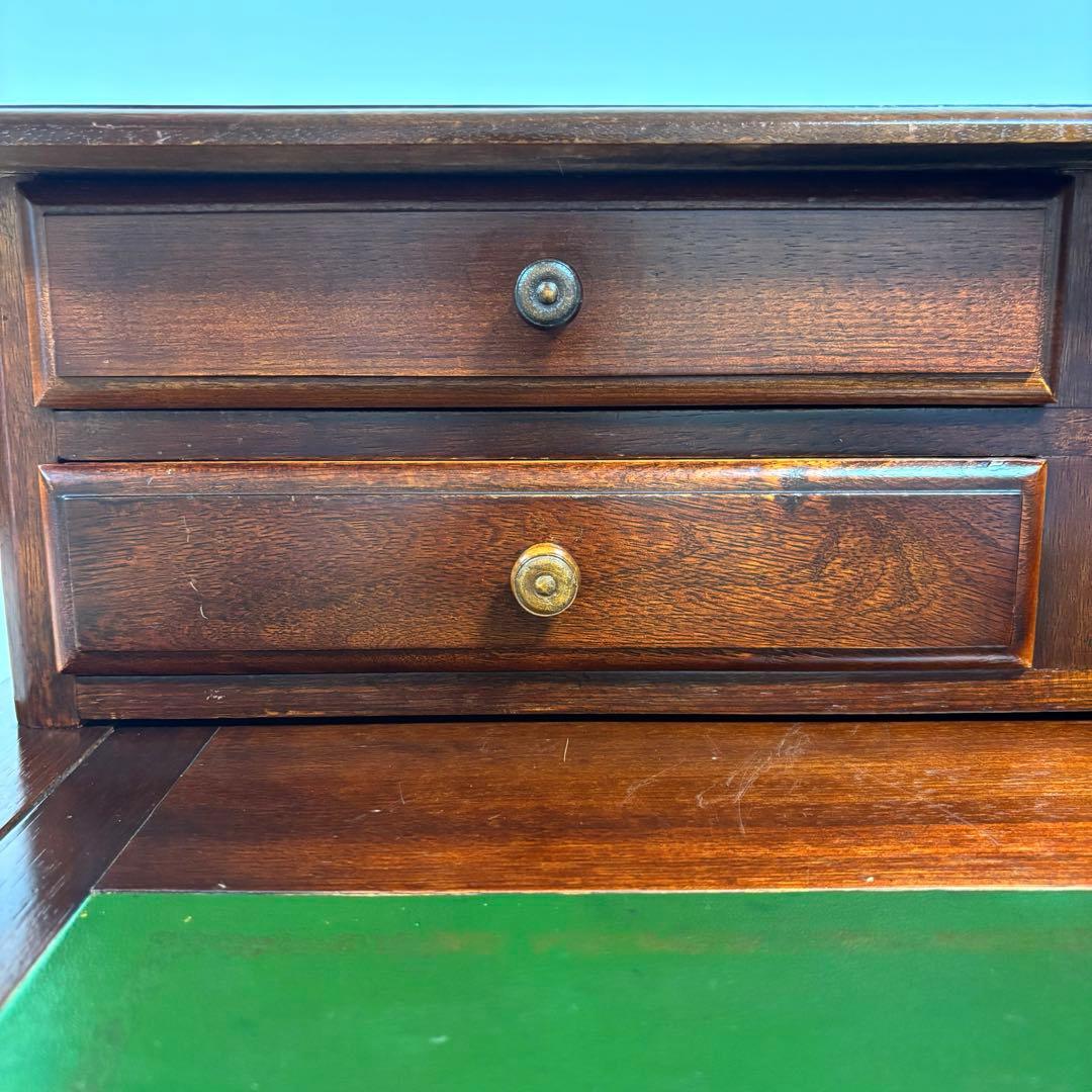 木製 ライディングデスク ビンテージ 天然木 学習机事務机 アンティーク