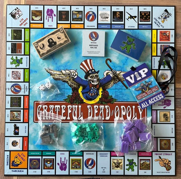 GREATFUL DEAD：monopoly (モノポリー /ボードゲーム)