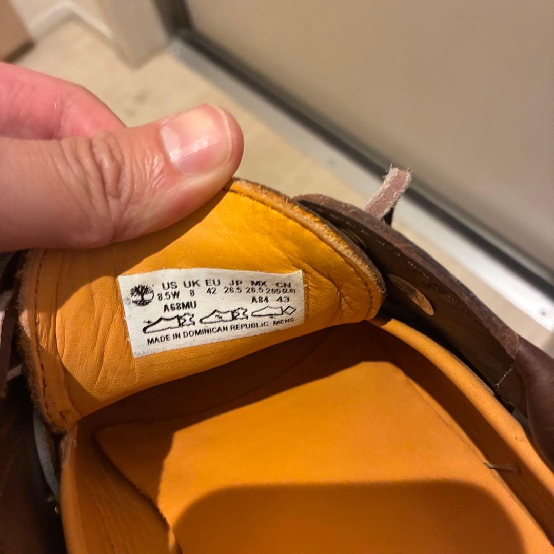 BEAMS別注 Timberland 3eye classic lug