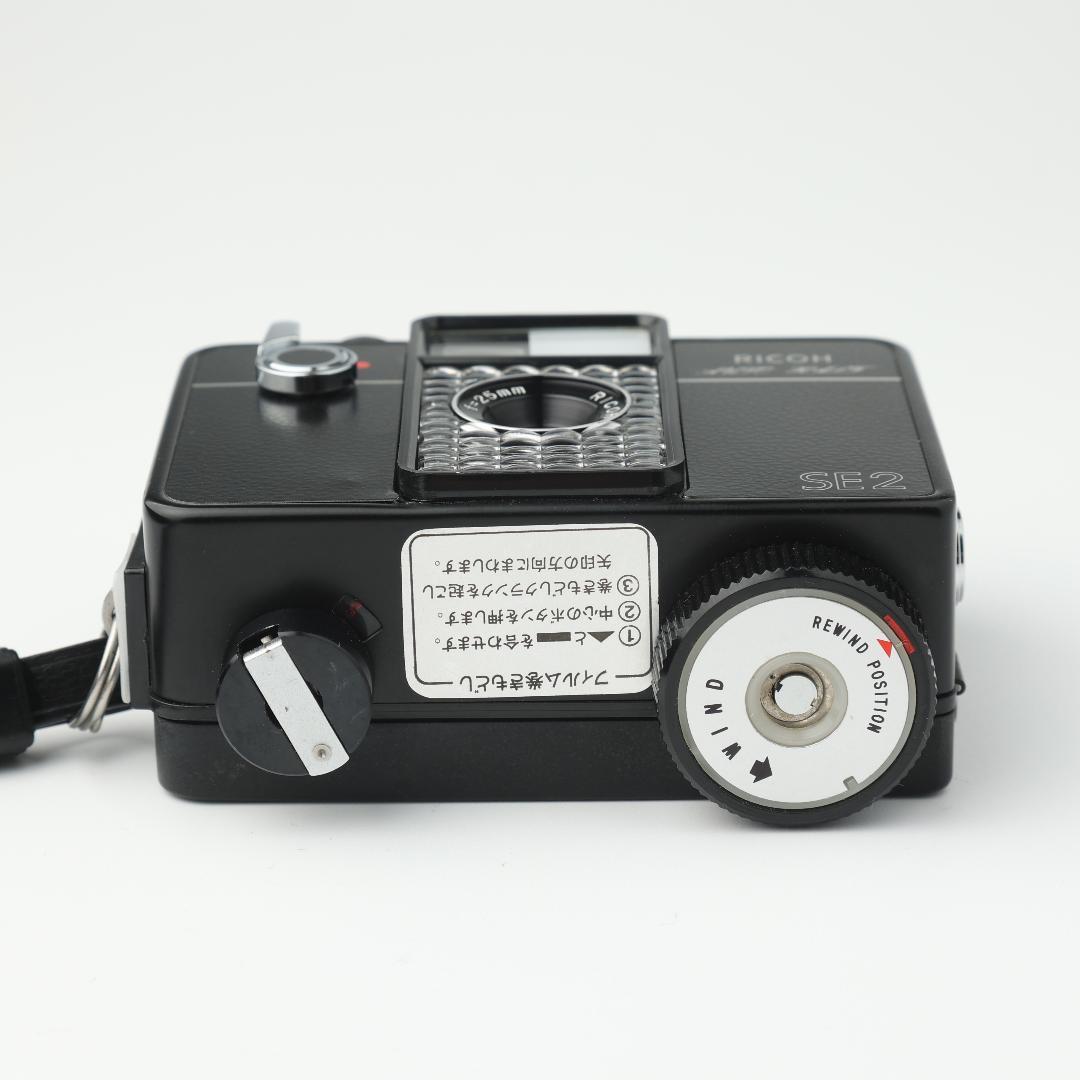 【最終モデル動作品】リコー オートハーフ SE2 黒仕上げ ケース付