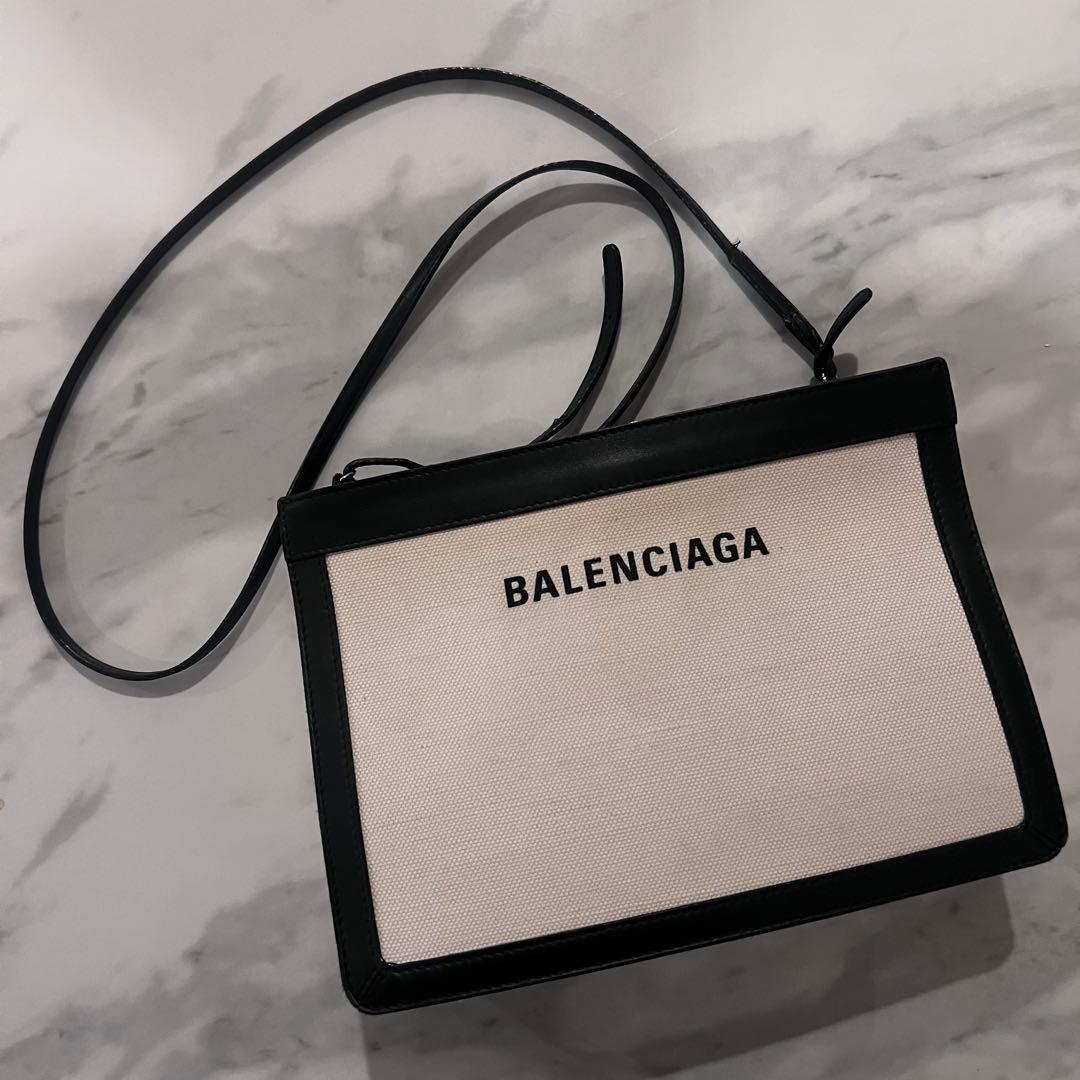 BALENCIAGA ショルダーバッグ ベージュ/ブラック