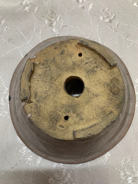 侘助　丸　浅め　盆栽鉢